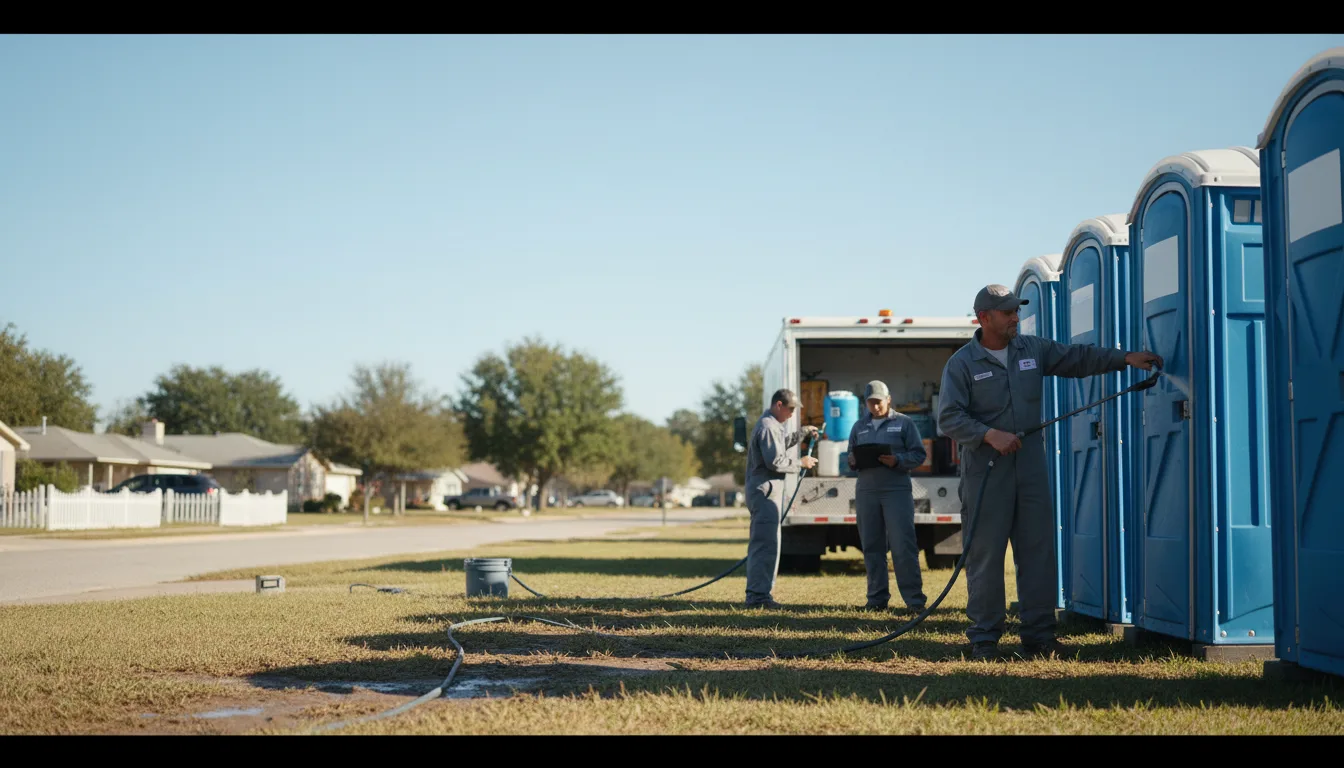 Long-Term Portable Toilet Rental in Rush Springs, OK near me